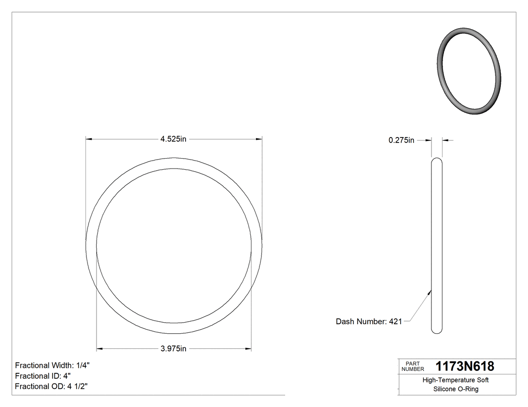 Technical drawing - 1173N618